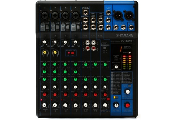 Mixer  bàn trộn âm thanh 10 kênh Yamaha MG10XU  